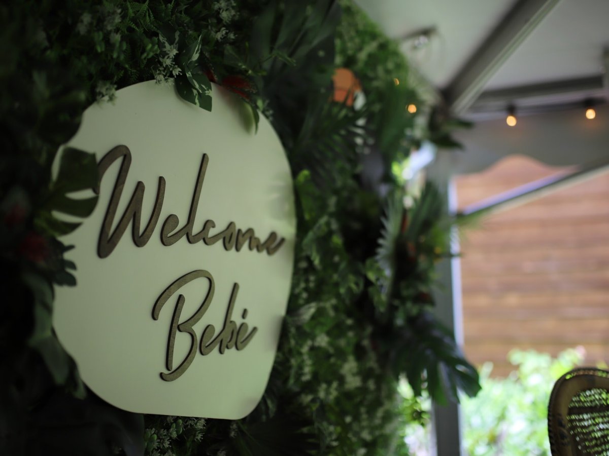 Tropical baby shower