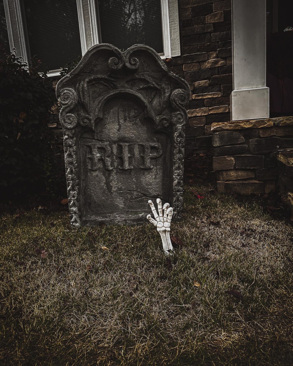 Give Foam Gravestones a Scary Realistic Makeover This&nbsp;Halloween!